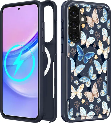 Vista 138 de Funda para Moto G 5G 2024 – Compatible con MagSafe para mujeres y niñas, bonita funda protectora magnética para teléfono, diseño femenino Kawaii