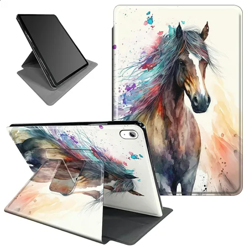 Vista 18 de Funda para iPad mini 6 para iPad mini 6ª generación 8.3 pulgadas 2021 360 grados giratorio soporte ligero protector inteligente cubierta