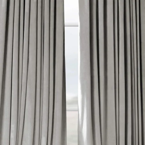 Vista 8 de HPD Half Price Drapes Cortinas opacas de terciopelo extra anchas con ojales, de 84 pulgadas de largo, bloqueo de calor y luz completa, para Gris