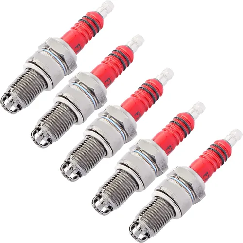 Vista 12 de Bujía de 3 electrodos F7TC para generador GX120 GX160 GX200 GX240 GX270 GX340 GX390 cortacésped tractor rotulador motosierra bomba de agua Go Kart
