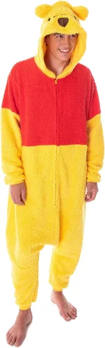 Vista 2 de Disney Winnie The Pooh Kigurumi - Disfraz para adultos traje de pijama Sherpa oso Pooh