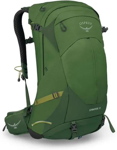 Vista 10 de Osprey Stratos 24L Mochila de senderismo para hombre, azul cetáceo