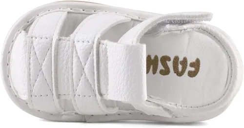 Vista 4 de CINDEAR Sandalias chirriantes de verano para niños y niñas, puntera cerrada, antideslizantes, suela de goma premium, zapatos para primeros pasos