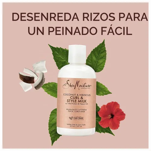Vista 3 de Shea Moisture - Leche de coco e hibisco