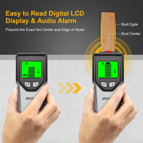 Vista 5 de Detector de Vigas Escáner de Pared - Herramienta Detector de Vigas 5 en 1 con Chip Inteligente y Pantalla LCD HD, Detector de Vigas Buscador