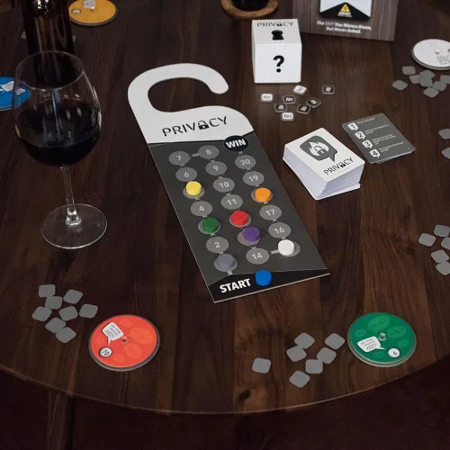 Vista 5 de Privacidad - Juego de fiesta para adultos Juego de mesa para mayores de 18 años Divertido juego de beber para jugar con amigos Revela