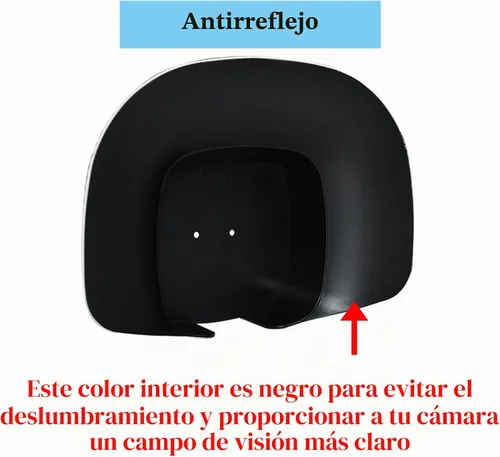 Vista 5 de Funda de lluvia compatible con Eufy Security SoloCam S340 (versión 2026), parasol para Eufy S340, resistente a la intemperie, cubierta de cámara