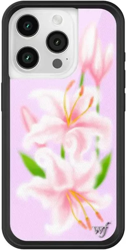 Vista 8 de Wildflower - Fundas compatibles con Apple iPhone 15 Pro Protector de goma negro, certificado de prueba de caída de 4 pies, propiedad de mujeres