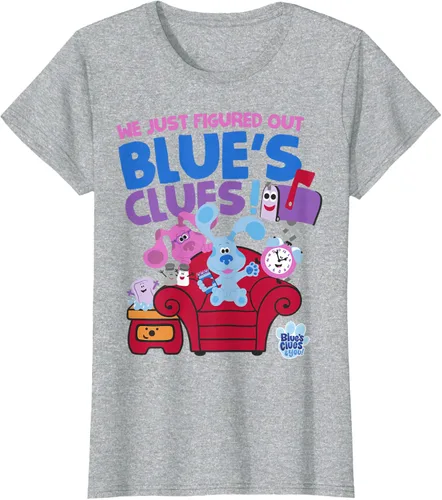Vista 26 de Blue's Clues & You Group Shot Just Figured Out Blue's Clues Camiseta Negro
