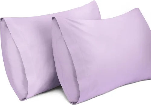 Vista 16 de Lirex Paquete de 2 fundas de almohada, 100% algodón, transpirables, 20" x 36" tamaño King estándar, color verde aguamarina