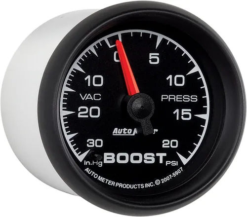 Vista 3 de Auto Meter 5907 ES 2-1/16" 30 pulgadas Hg/20 PSI - Indicador mecánico de aspiradora/impulso
