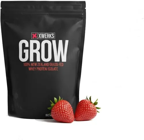 Vista 12 de Xwerks Grow, proteína en polvo de suero de grass de Nueva Zelanda (crema de chocolate)