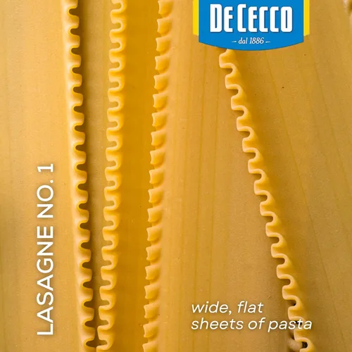 Vista 3 de De Cecco Lasagne No.1 - Pasta de 16 onzas, auténtica, de secado lento