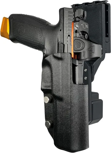Vista 8 de Funda negra Scorpion Gear Pro Competition para CZ P-10 F Fibra de carbono