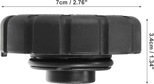 Vista 3 de ACROPIX Tapa de depósito de depósito de desbordamiento líquido para radiador de refrigerante de motor para Mercedes-Benz W140 W203 – Paquete de 1