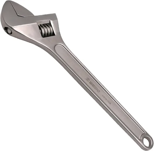 Vista 10 de WEDO Adjustable Wrench 4",Max Jaw Opening 13mm,Stainless Steel Professional Spanner,Precision Jaws,Corrosion Resistant,Rust Proof,High