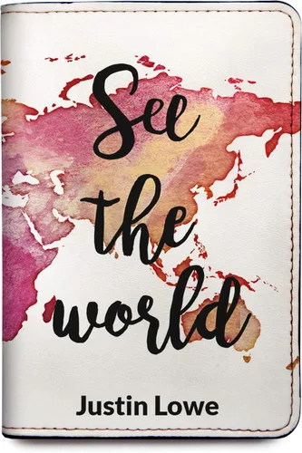 Vista 56 de Wanderlust - Soporte para pasaporte de cuero para mujer