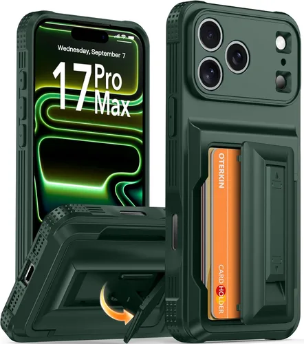 Vista 44 de Oterkin Funda para Google Pixel 10a con soporte magnético de giro de 360° [compatible con MagSafe] [antideslizante] [15 pies] a prueba de golpes