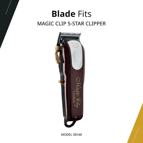 Vista 4 de Wahl Professional 2161 hoja cortadora con 2 agujeros con dientes escalonados, para el gancho mágico inalámbrico de la serie de 5 estrellas. Incluye