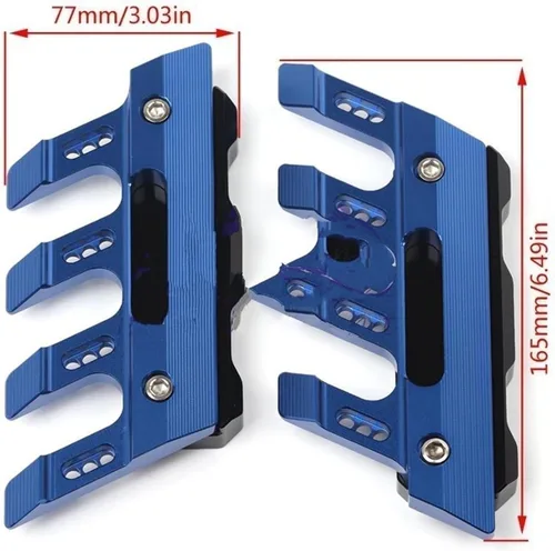 Vista 4 de Para FZ25 FZ-25 FZ 25 Motocicleta Guardabarros Lateral Protección Montaje Amortiguador Delantero Guardabarros Cubierta Anticaída Deslizador