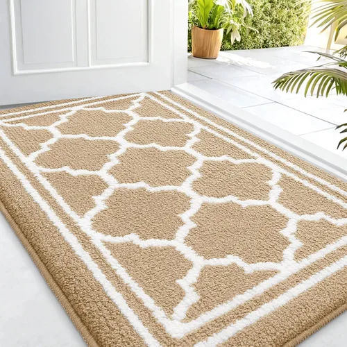 Vista 15 de Buganda Alfombra para Puerta Interior, Tapete Resistente a la Suciedad y Absorbente, Antideslizante, Alfombras de Perfil Bajo para Entrada
