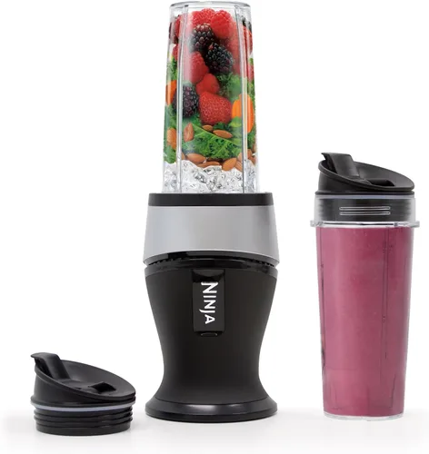 Vista 11 de Ninja BN301 Nutri-Blender Plus - Licuadora personal compacta, motor de 900 vatios de pico, para bebidas congeladas, licuados, salsas y más, (3)
