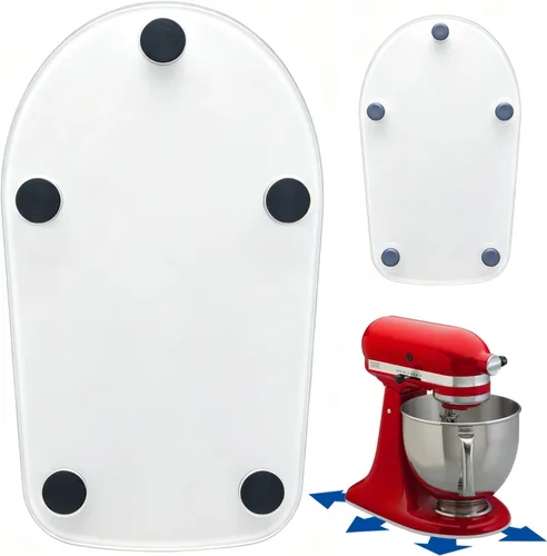 Vista 10 de MIMORE Alfombrilla deslizante para mezclador KitchenAid de 6 a 8 cuartos de galón de elevación de tazón, 7 cuartos de galón compatible con Claro