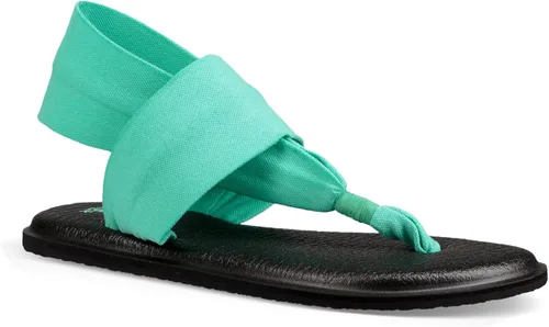 Vista 9 de Sanuk Sandalias de Yoga Sling 2 - sólidas vintage de tiras para mujer Negro
