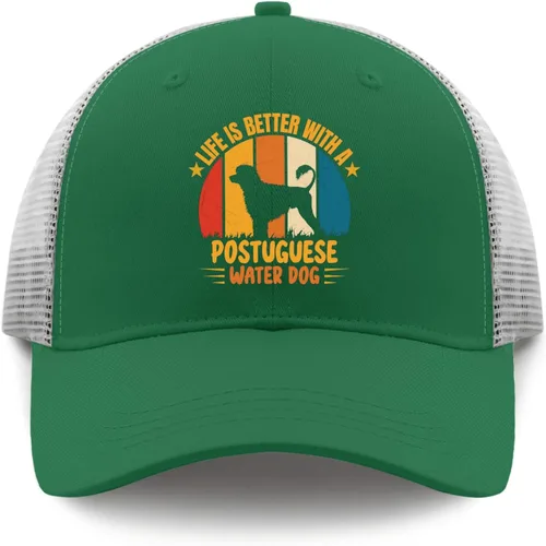 Vista 9 de Dad Hat Life is Better with A Portuguese Water Dog Dad Hats for Men Vintage Denim Caps Adjustable