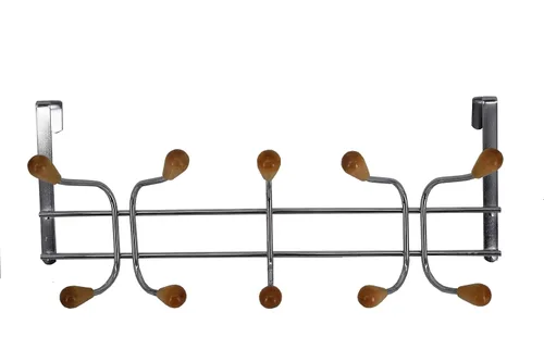 Vista 3 de Uniware - Perchero para puerta (5 ganchos)
