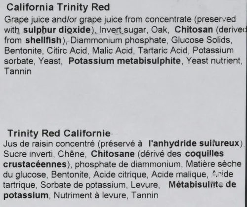 Vista 5 de Strange Brew Trinity - Kit de ingredientes para vino de 8 litros, 1, negro, violeta, rojo
