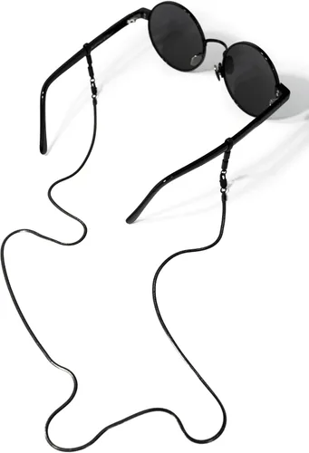 Vista 13 de Correas de cristal de ojo de cuero real Retenedores de gafas de ojos Cadenas acollador, soporte para gafas de sol
