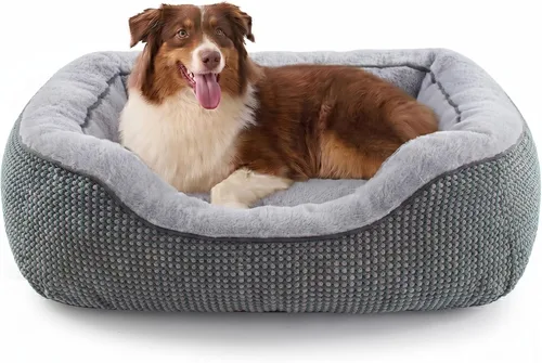 Vista 12 de Invenho - Camas para perros pequeños y medianos lavables, ortopédicas, calmantes, autocalentamiento, suaves, duraderas, con fondo antideslizante