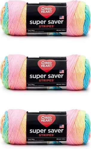 Vista 54 de Red Heart Hilo Super Saver, paquete de 3, camuflaje, 3