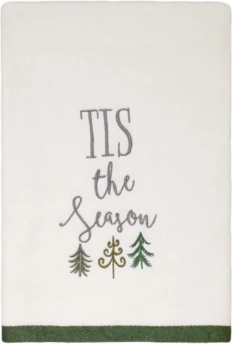 Vista 6 de Avanti Linens - Cortina de ducha, tela estampada vibrante, decoraciones navideñas (colección de árboles de Navidad, 72 pulgadas)