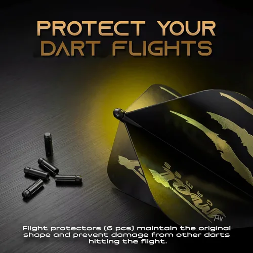 Vista 6 de IgnatGames Vuelos de dardos y accesorios – Juegos de 30 dardos de diferentes formas y 6 protectores de vuelo, kit de accesorios de dardos