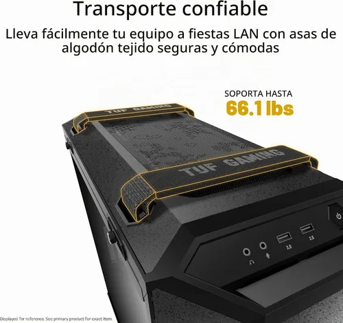 Vista 5 de ASUS TUF Gaming GT501 White Edition EATX Funda para PC de torre completa