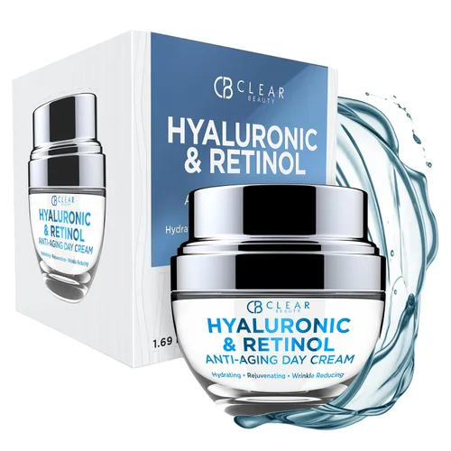 Vista 12 de Clear Beauty Hidratante facial diario de oro de 24 quilates y colágeno, probado por dermatólogos, reduce las líneas finas, antienvejecimiento