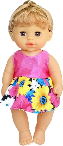 Vista 5 de Ropa de muñeca de bebé – 6 juegos de ropa de niña, vestido de bebé, accesorios para muñecas de 10, 11 y 12 pulgadas.