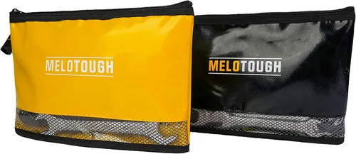 Vista 11 de MELOTOUGH material impermeable 12 pulgadas bolsa de herramientas con cremallera 2 unidades, bolsa de herramientas multiusos para herramientas