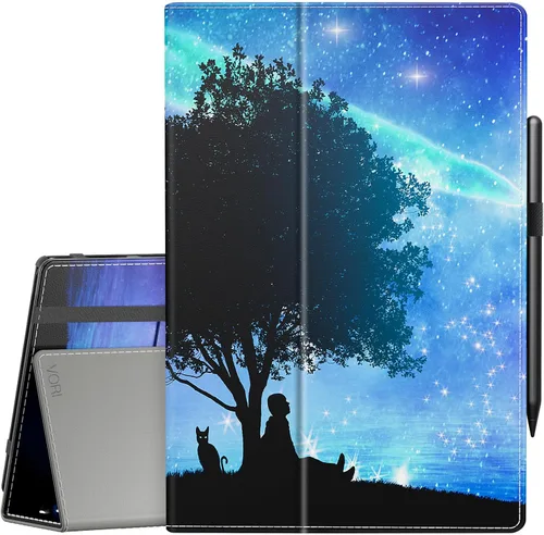 Vista 20 de VORI Funda para tableta Amazon Kindle Fire HD 10 (13ª/11ª generación 2023/2021) y Fire HD 10 Plus – Funda plegable delgada con función