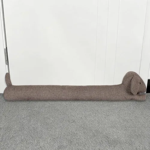 Vista 7 de Tope de Corrientes de Aire Resistente de 36 Pulgadas para Debajo de la Puerta, Forma de Animales Lindos Protector de Corrientes de Aire para Puerta