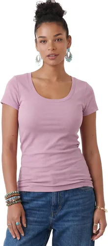 Vista 36 de Emmalise - Camiseta de manga corta para mujer, cuello redondo, estilo básico, pack de valor, tallas junior y grandes