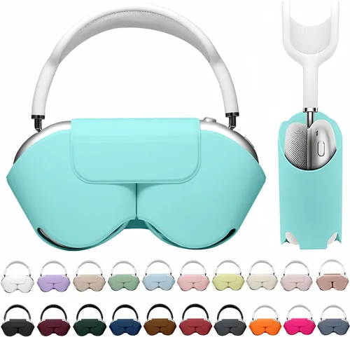 Vista 16 de Maxjoy para Apple Airpods Max Funda inteligente de cubierta, Accesorios de cubierta protectora de cuero PU suave para Airpod Max con modo de sueño