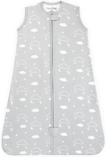Vista 25 de Manta de algodón orgánico para bebé, saco de dormir 0.5 TOG 0-6 meses, paquete de 2 unidades Rosette