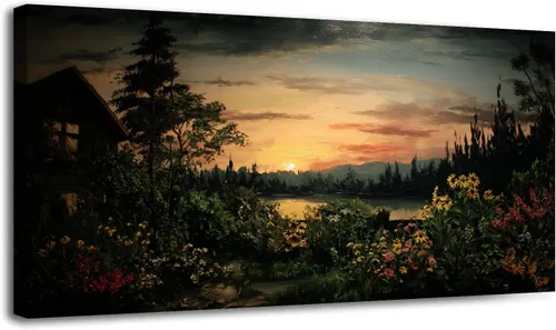 Vista 9 de 30"x 60" Large Wall Art Wall Decor Living Room Canvas Art Bedroom Office Black White Painting Picture Print on Canvas Wall Art for Living Room