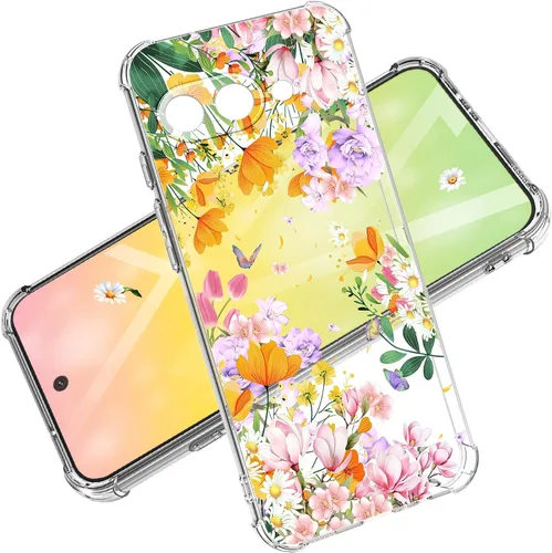 Vista 10 de for Google Pixel 7 Case，Google 7 Phone Case，for Girls Women Cover Design Dual Layer Slim Fit Drop Proof Impact Resistant Shockproof Clear Case