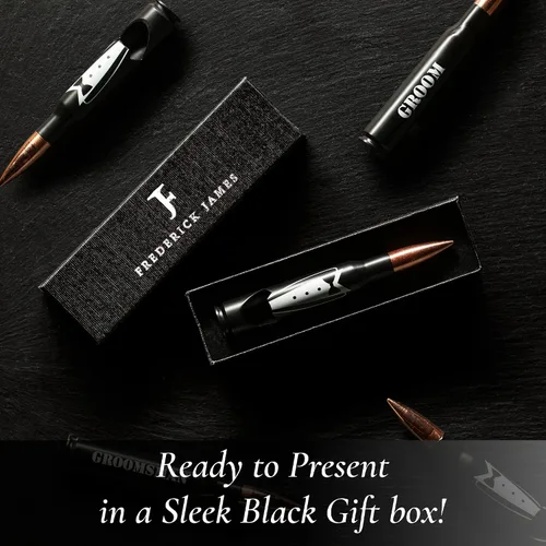 Vista 6 de Regalos para el mejor hombre para boda – Grabado 'BEST MAN' 50 Cal abrebotellas I Best Man Propuesta regalo I Will You Be my Best Man Gifts