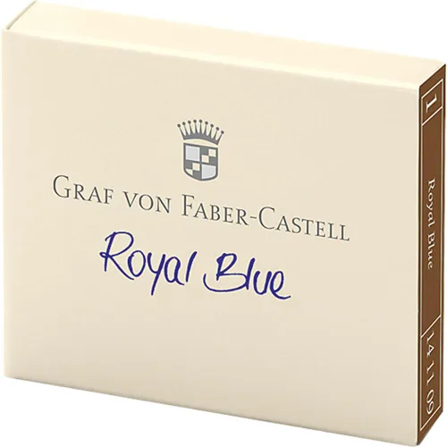 Vista 2 de Faber Castell - Cartucho de tinta azul real 141109, 6