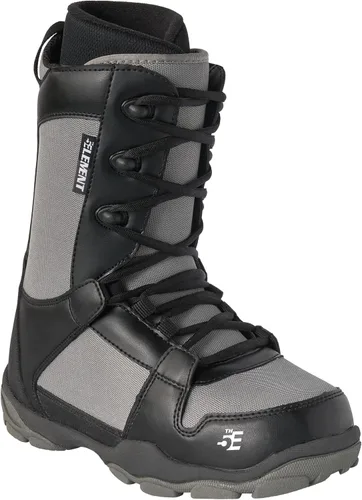 Vista 7 de 5th Element ST - Botas de snowboard con cordones y dial para hombre - Negro, compatibles con fijaciones de snowboard con correas - Forros